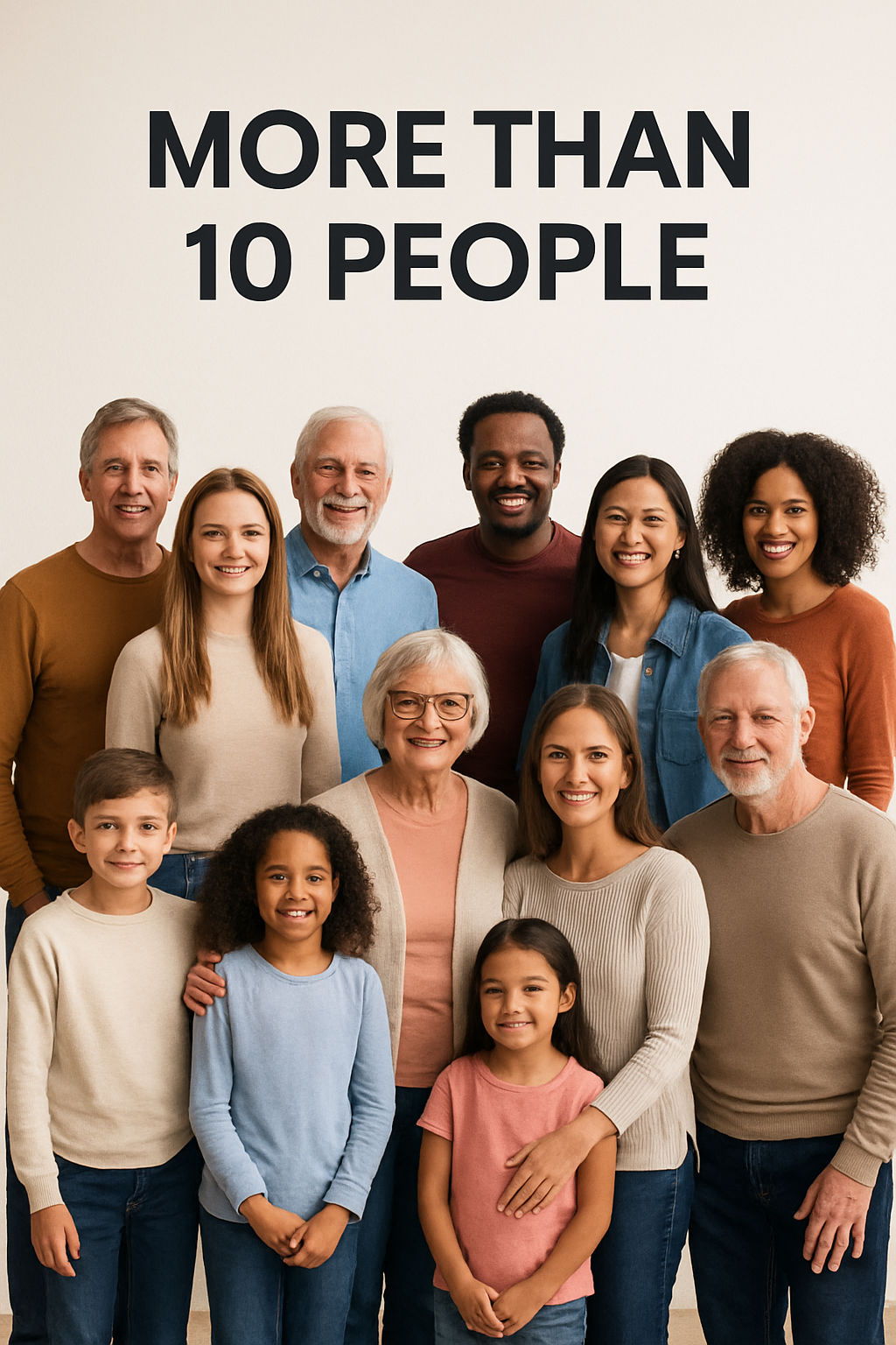 👉 more than 10 people